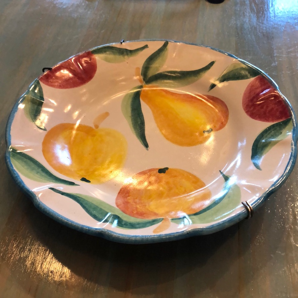 Liquori  La Tartana Positano Hand Painted Plate